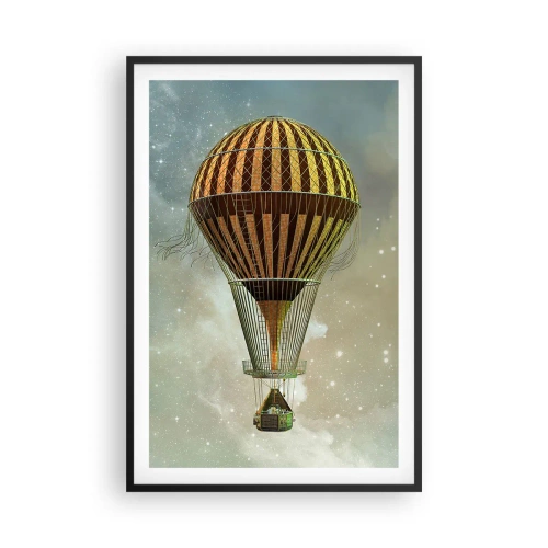 Plakát v černém rámu - Průkopnické lety - 61x91 cm