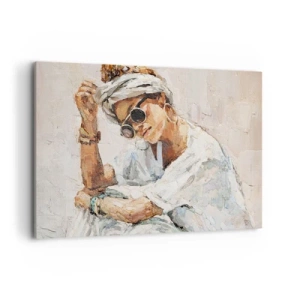 Obraz na plátně - Portrét v plném slunci - 100x70 cm