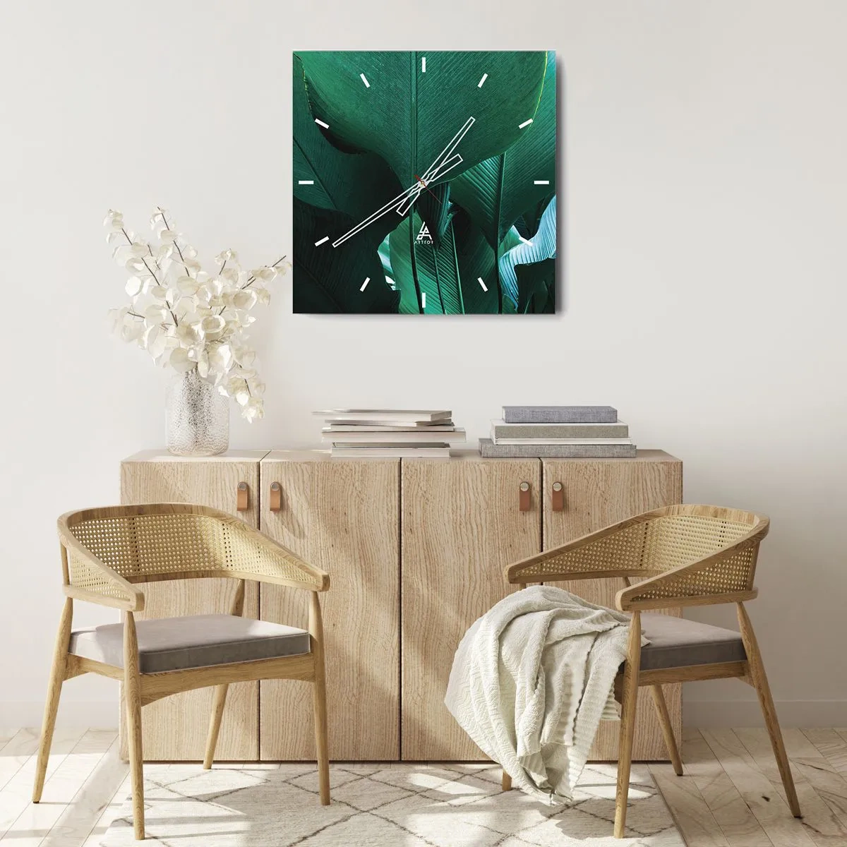 Nástěnné hodiny - Obrácené ke světlu - 30x30 cm