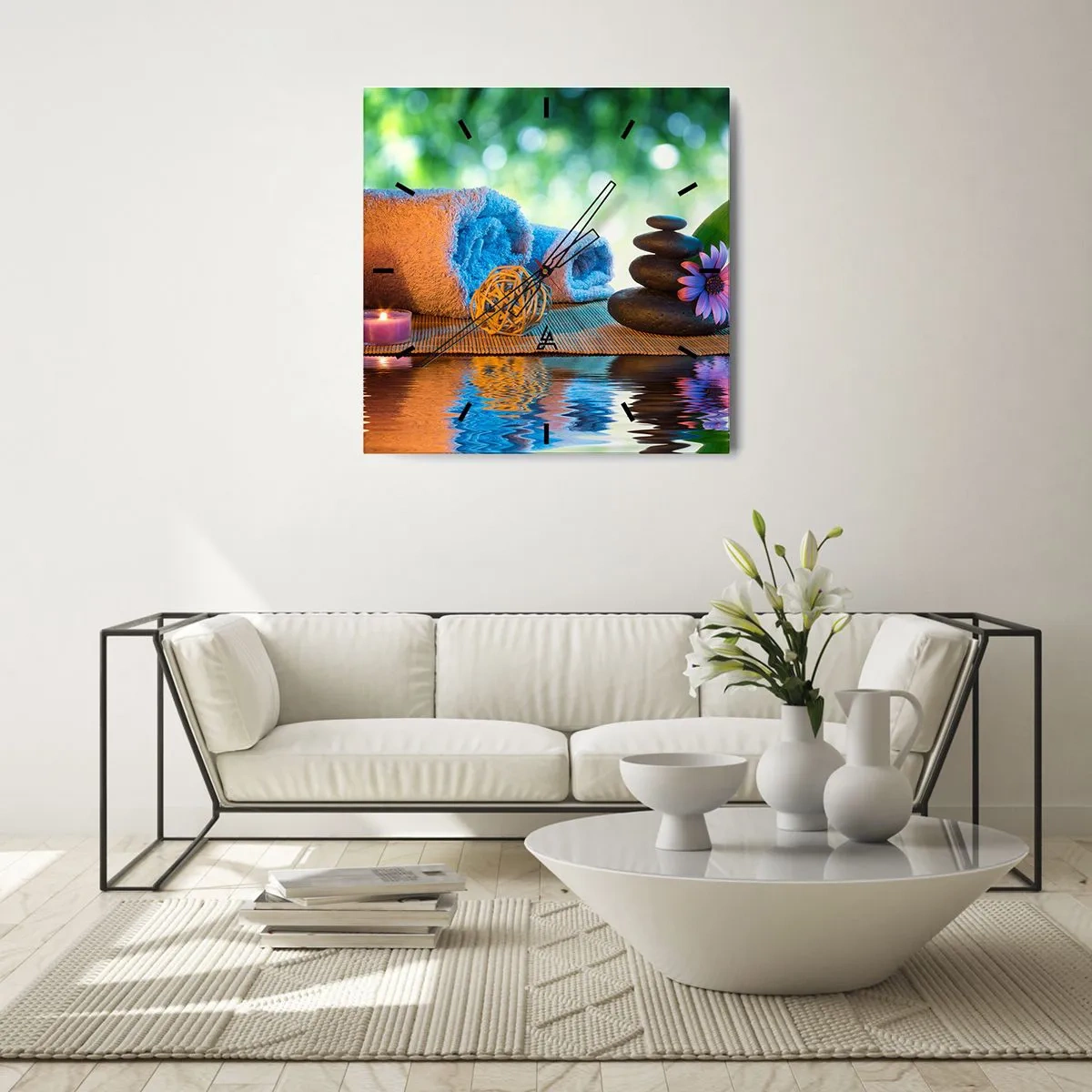 Nástěnné hodiny - Čas pro tělo - 30x30 cm