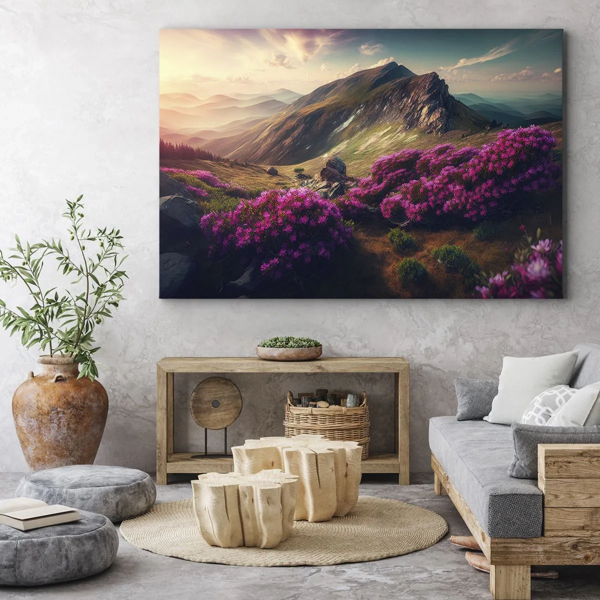 Obraz na plátně - Léto na horách - 70x50 cm