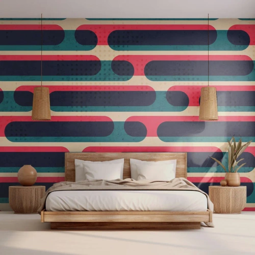 Fototapeta Premium Canvas - Dovnitř a dopředu - Abstrakce, Kus, Moderní umění - 200x140 cm