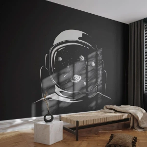 Fototapeta Premium Canvas - Skvělý výhled - Astronaut, Kosmos, Vesmír - 500x350 cm