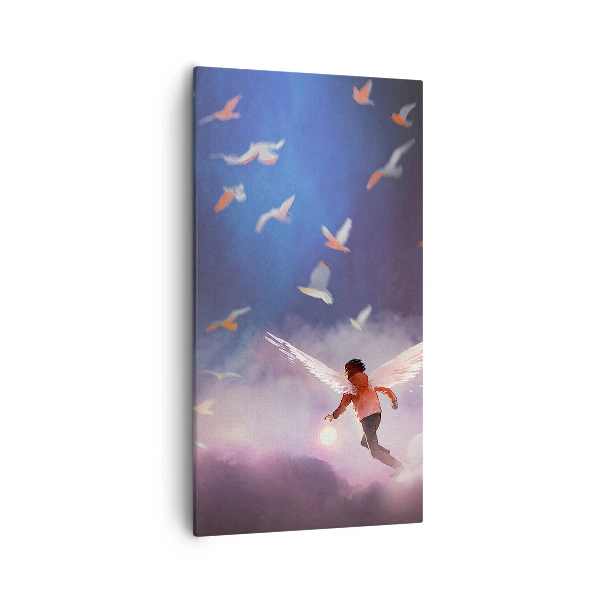 Obraz na plátně - Je třeba mít odvahu a představivost - 55x100 cm