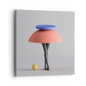 Obraz na plátně - Surrealistická kompozice - 30x30 cm