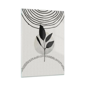 Obraz na skle - Kompozice: rituály přírody - 50x70 cm