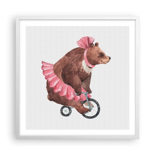 Plakát v bílém rámu - To je ale cirkus! - 60x60 cm