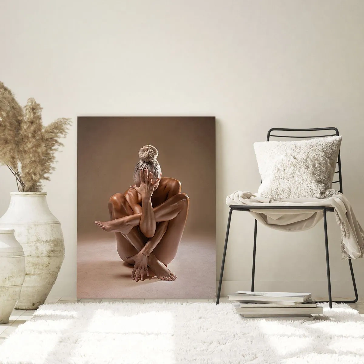 Obraz na skle - Jednota těla a ducha - 80x120 cm