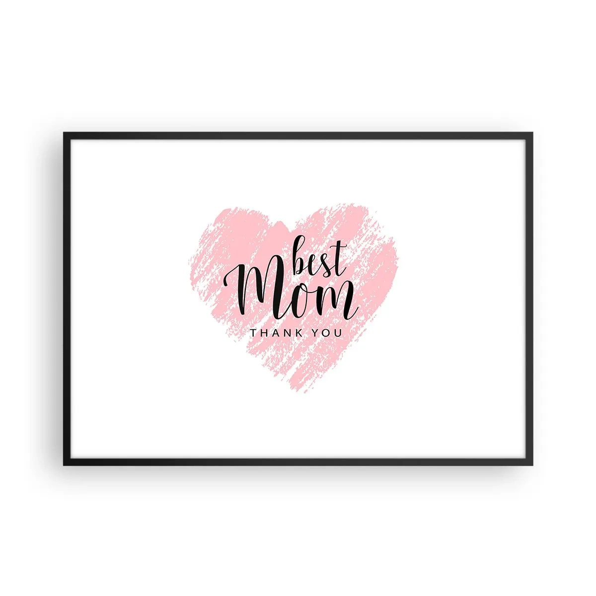 Plakát v černém rámu - Vždy pravá chvíle - 100x70 cm