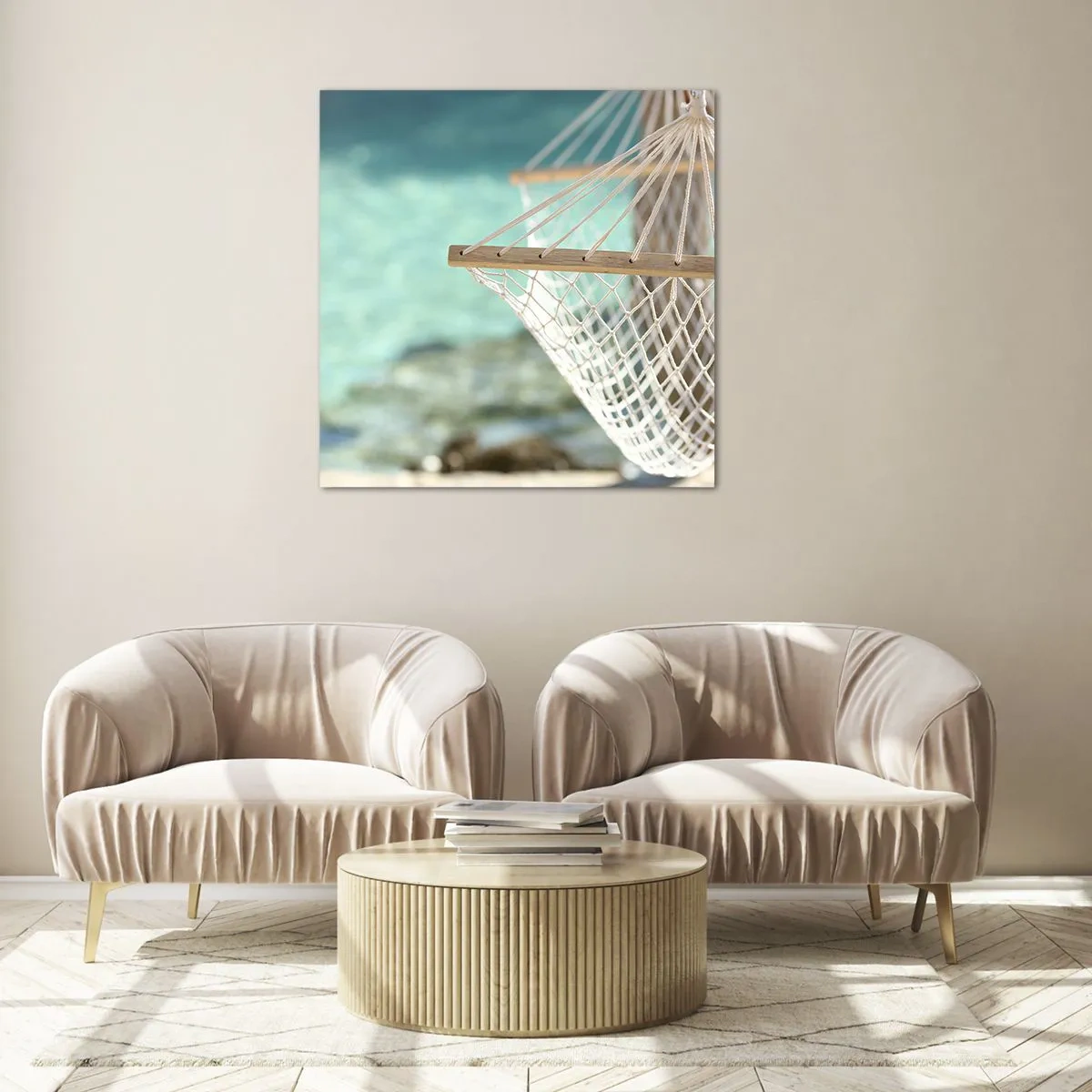 Obraz na skle - Čas relaxace - 60x60 cm