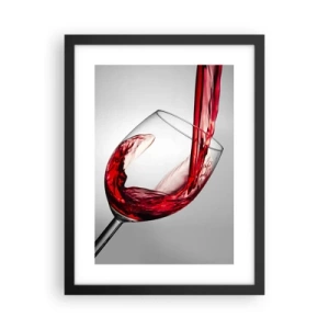 Plakát v černém rámu - Barva - pohyb - zvuk - 30x40 cm