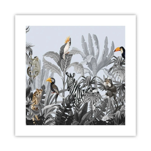 Plakát - Africká pohádka - 40x40 cm