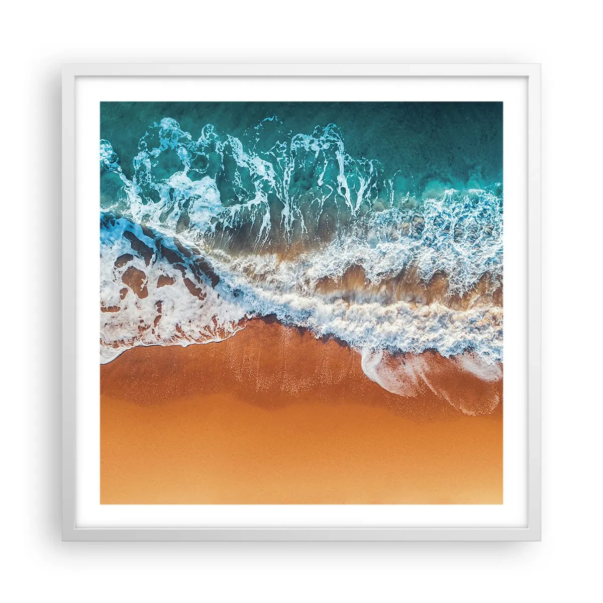 Plakát v bílém rámu - Vždy pár - 60x60 cm