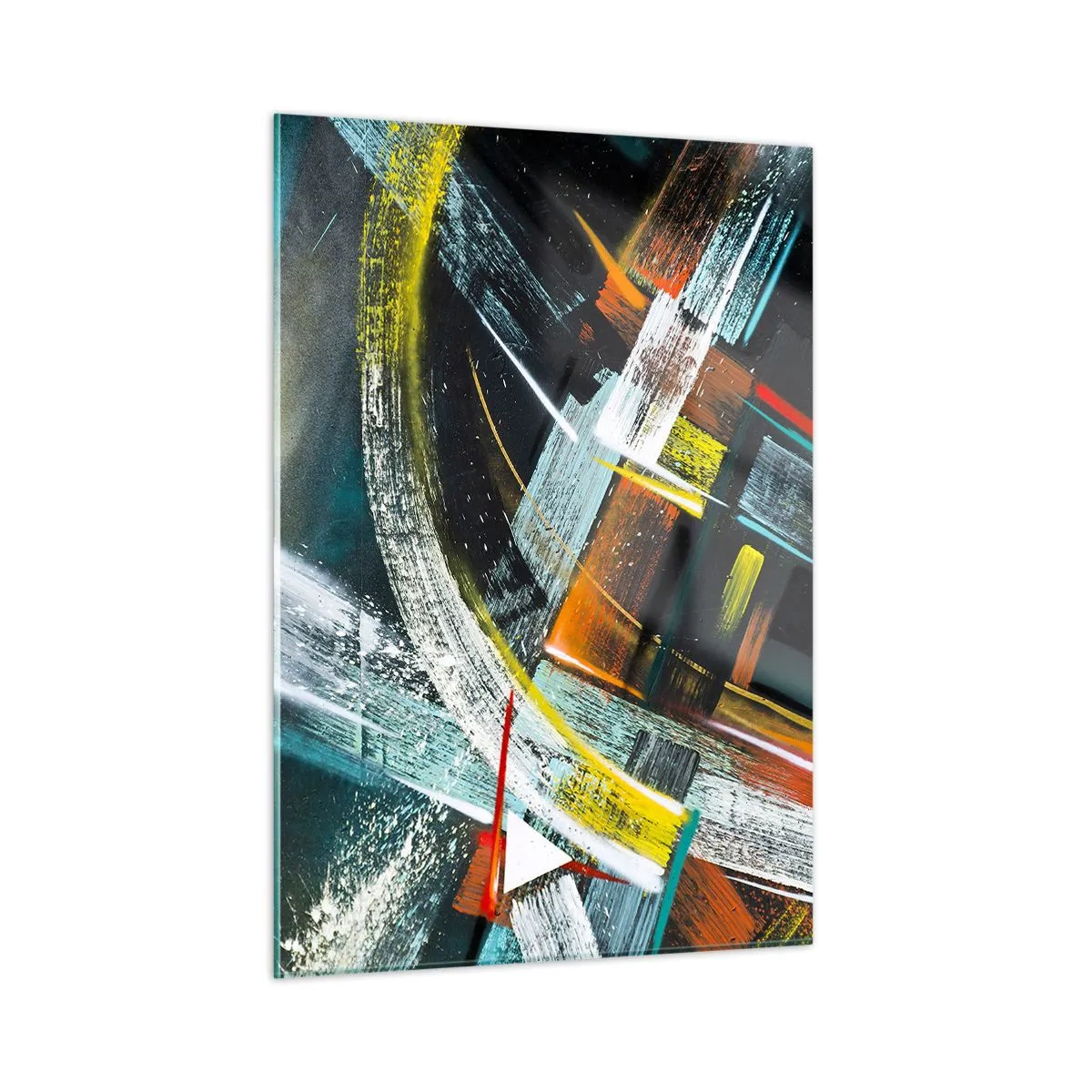 Obraz na skle - Energie pohybu - 50x70 cm