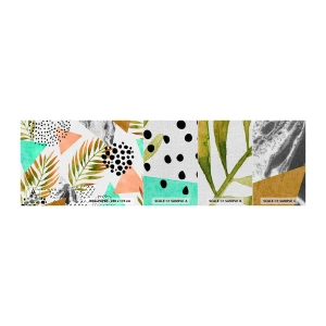 Vzor Fototapety Premium Canvas - Dekorace s palmovým listem - Palmový list, Grafika, Kus - 100x30 cm