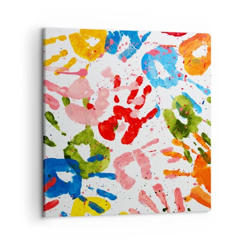 Obraz na plátně - Jdi ve stopách - 50x50 cm