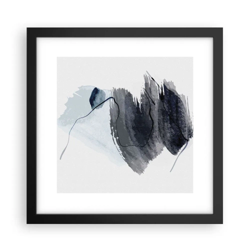 Plakát v černém rámu - Intenzita a pohyb - 30x30 cm