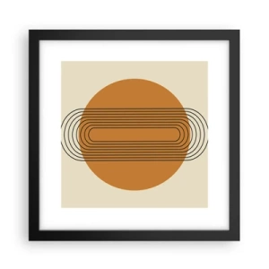 Plakát v černém rámu - Dokonalý plán - 30x30 cm