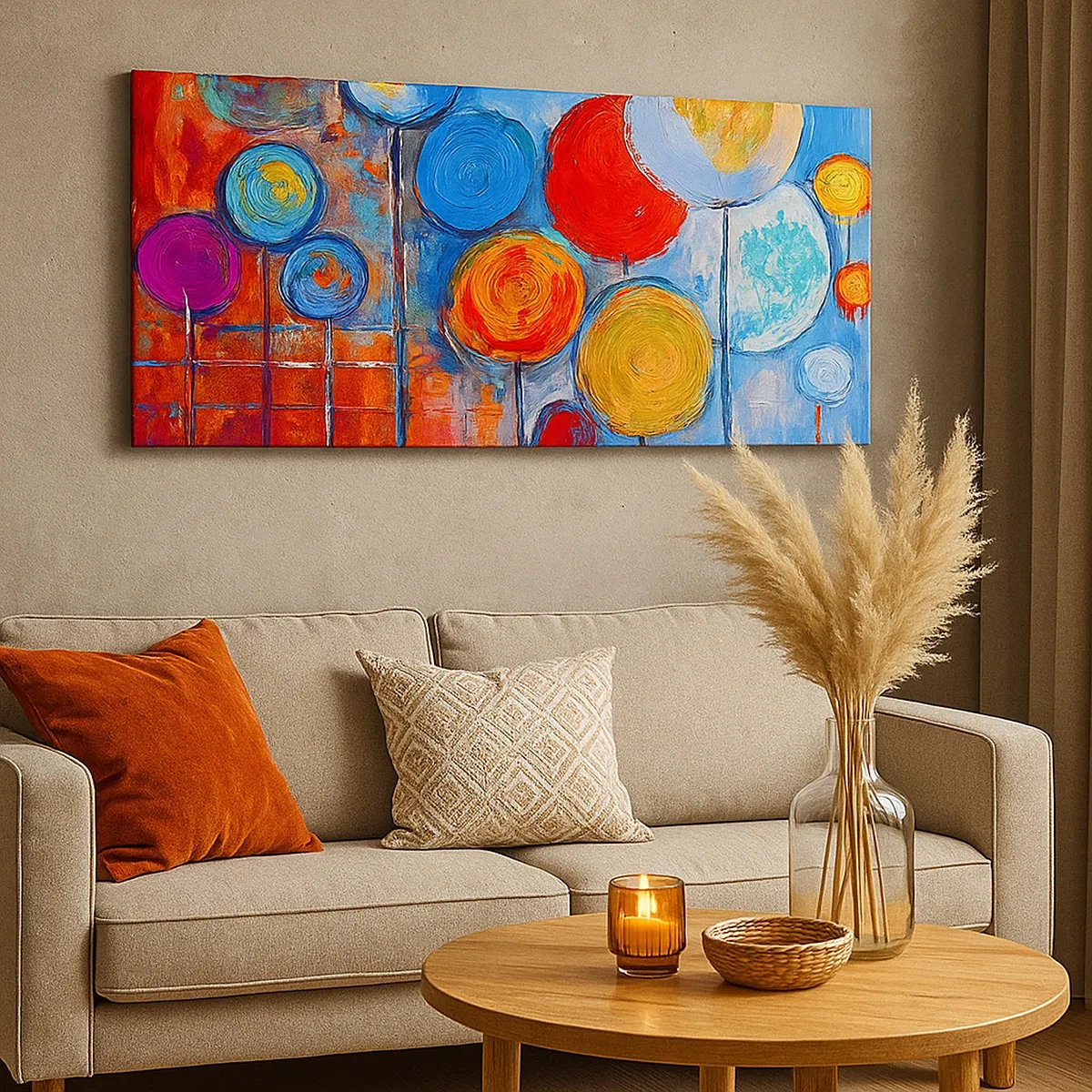 Obraz na plátně - Zázraky na tyči - 30x30 cm