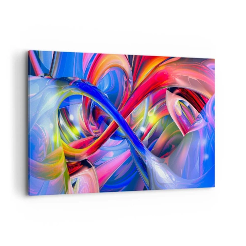 Obraz na plátně - Tanec barev - 100x70 cm