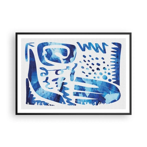 Plakát v černém rámu - Zpět ke kořenům - 100x70 cm