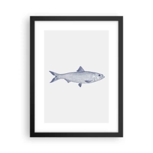 Plakát v černém rámu - Pozdravy ze severních moří - 30x40 cm