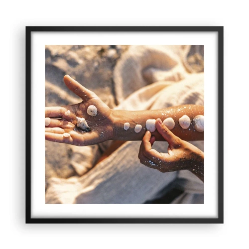 Plakát v černém rámu - Krása na dosah - 50x50 cm