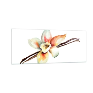 Obraz na skle - Barvičkou rozlitá sladkost - 100x40 cm