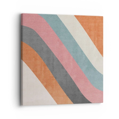 Obraz na plátně - Diagonální kompozice – pohyb - 30x30 cm