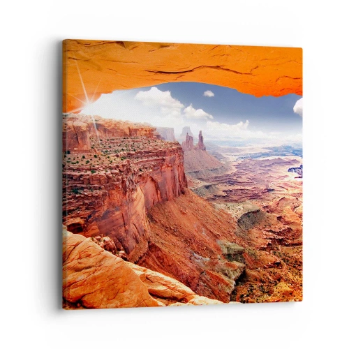 Obraz na plátně - Vytesané samotnou přírodou - 40x40 cm