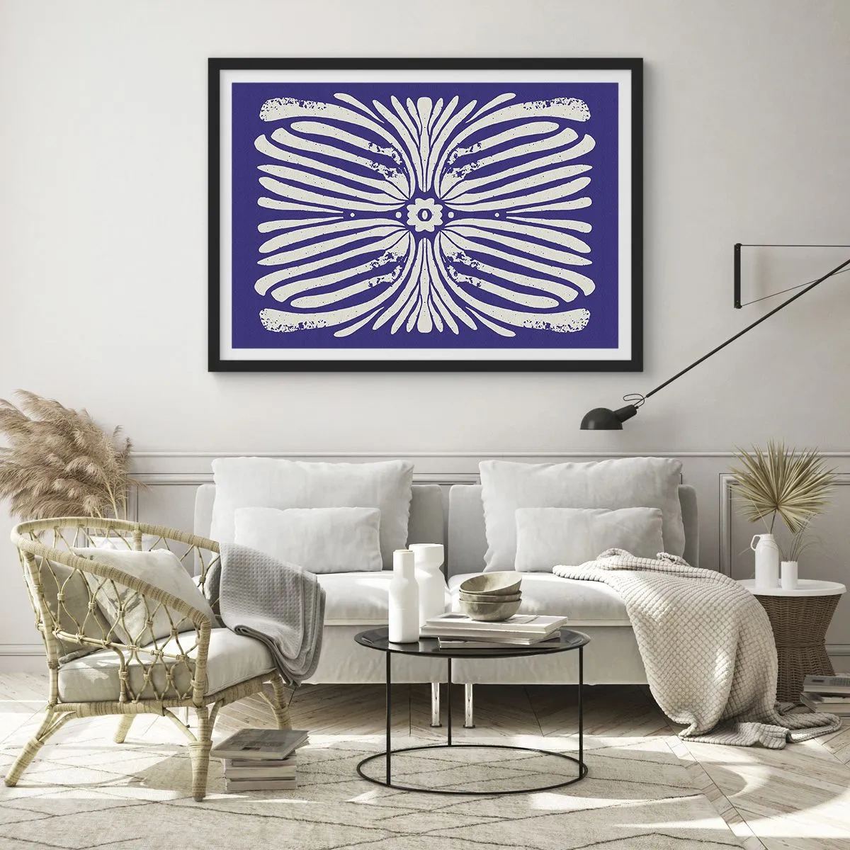 Plakát v černém rámu - Etnické inspirace - 91x61 cm