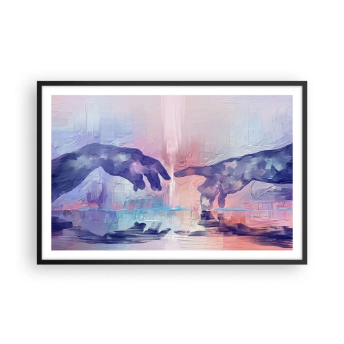Plakát v černém rámu - Božská jiskra života - 91x61 cm