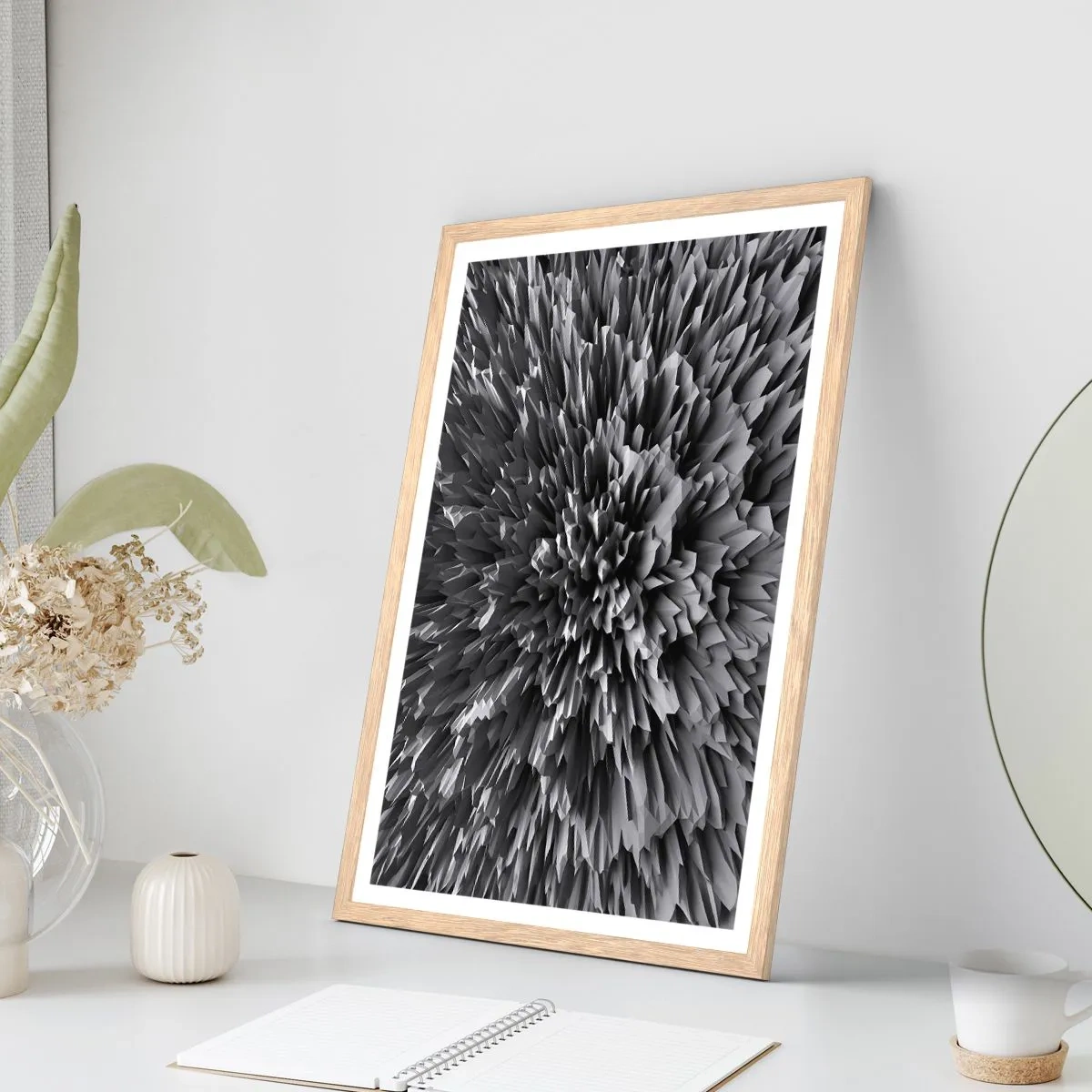 Plakát v rámu světlý dub - Ostřejší to už nebude - 61x91 cm