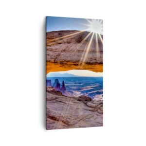 Obraz na plátně - Skalní branou - 45x80 cm