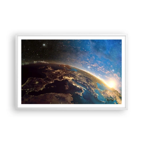 Plakát v bílém rámu - Podívejme se na sebe s odstupem - 91x61 cm