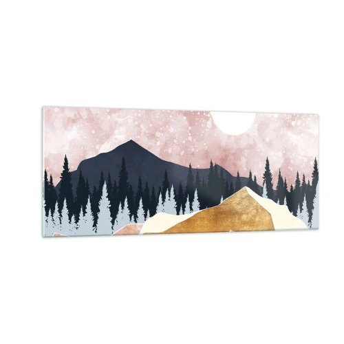 Obraz na skle - Noční hlídka - 100x40 cm