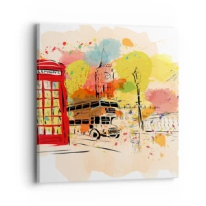 Obraz na plátně - Město různorodostí - 40x40 cm