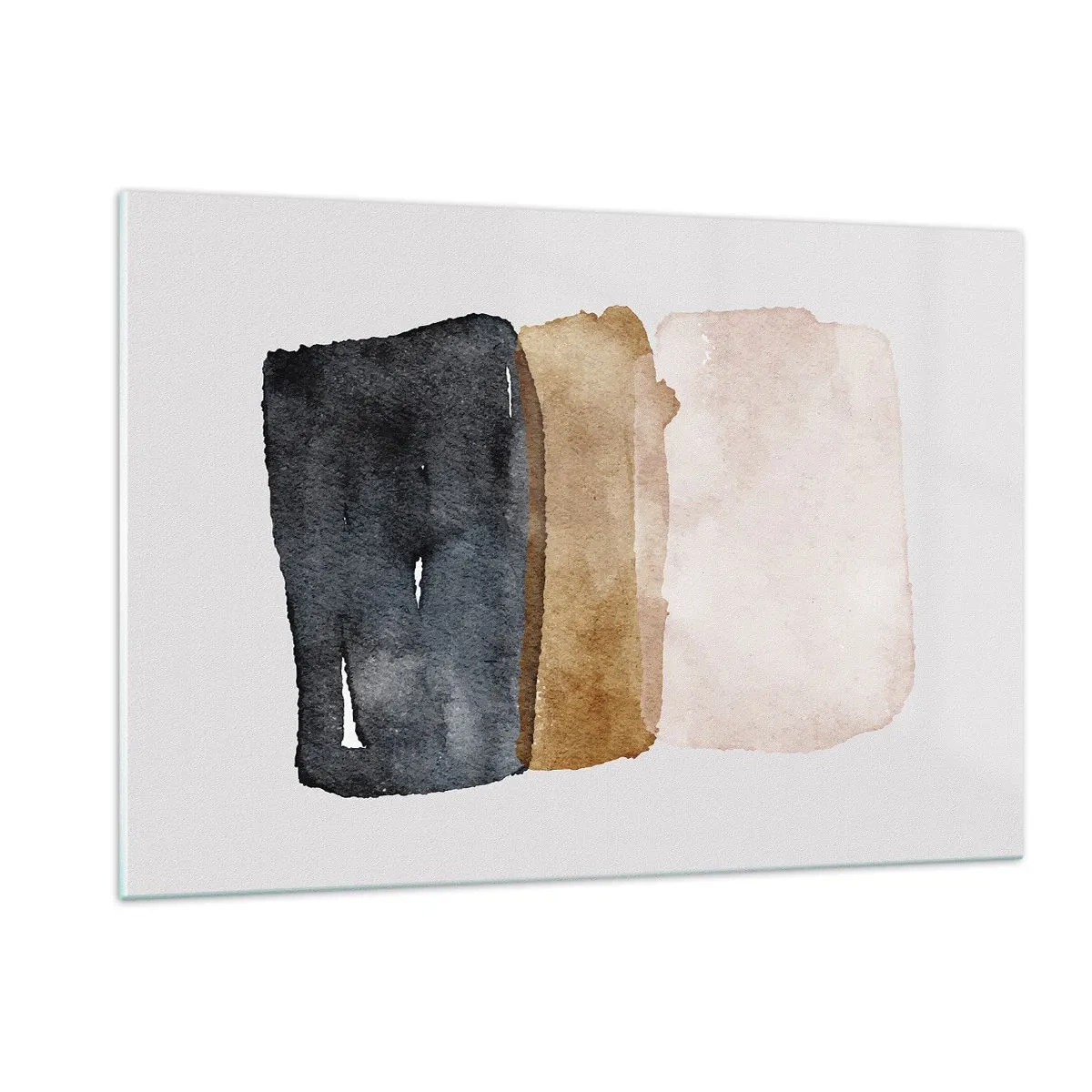 Obraz na skle - Kompozice zemitých barev - 120x80 cm