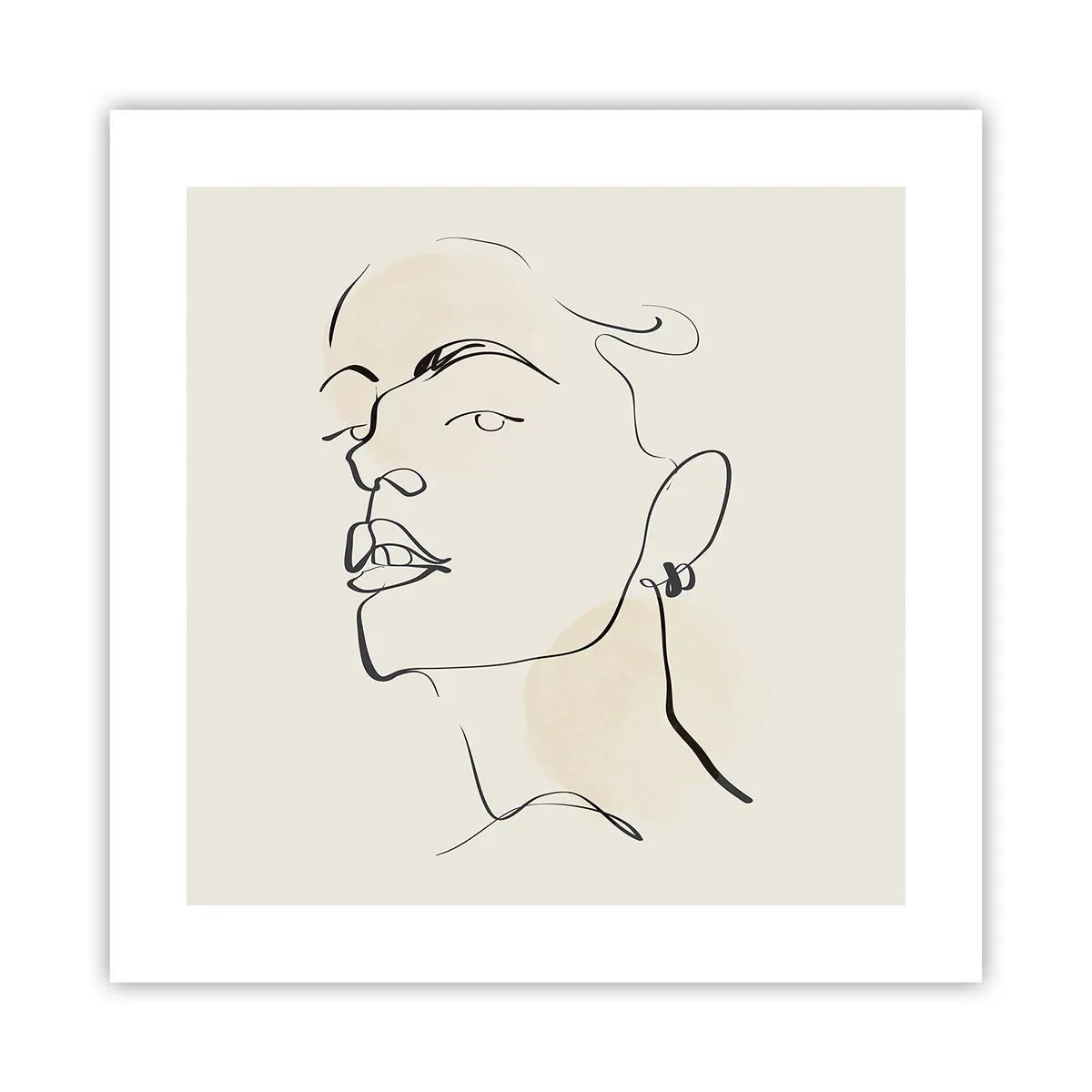 Plakát - Hrdý pohled - 40x40 cm