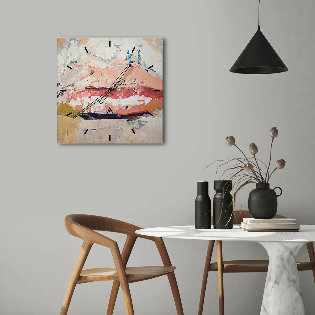 Nástěnné hodiny - Probouzí smysly - 30x30 cm