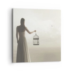 Obraz na plátně - Buď svobodná - 70x70 cm