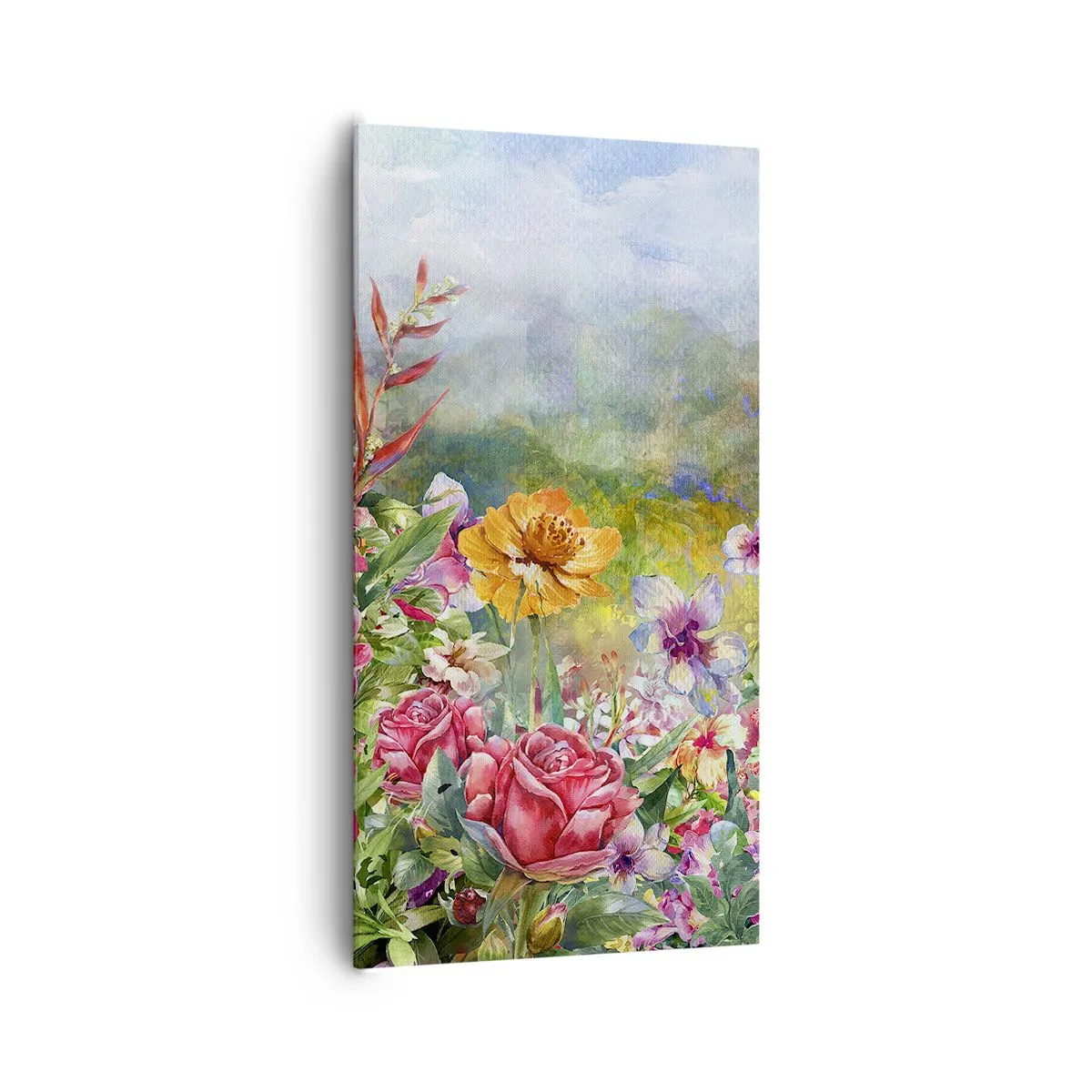 Obraz na plátně - Zahrada, která se zbláznila - 65x120 cm