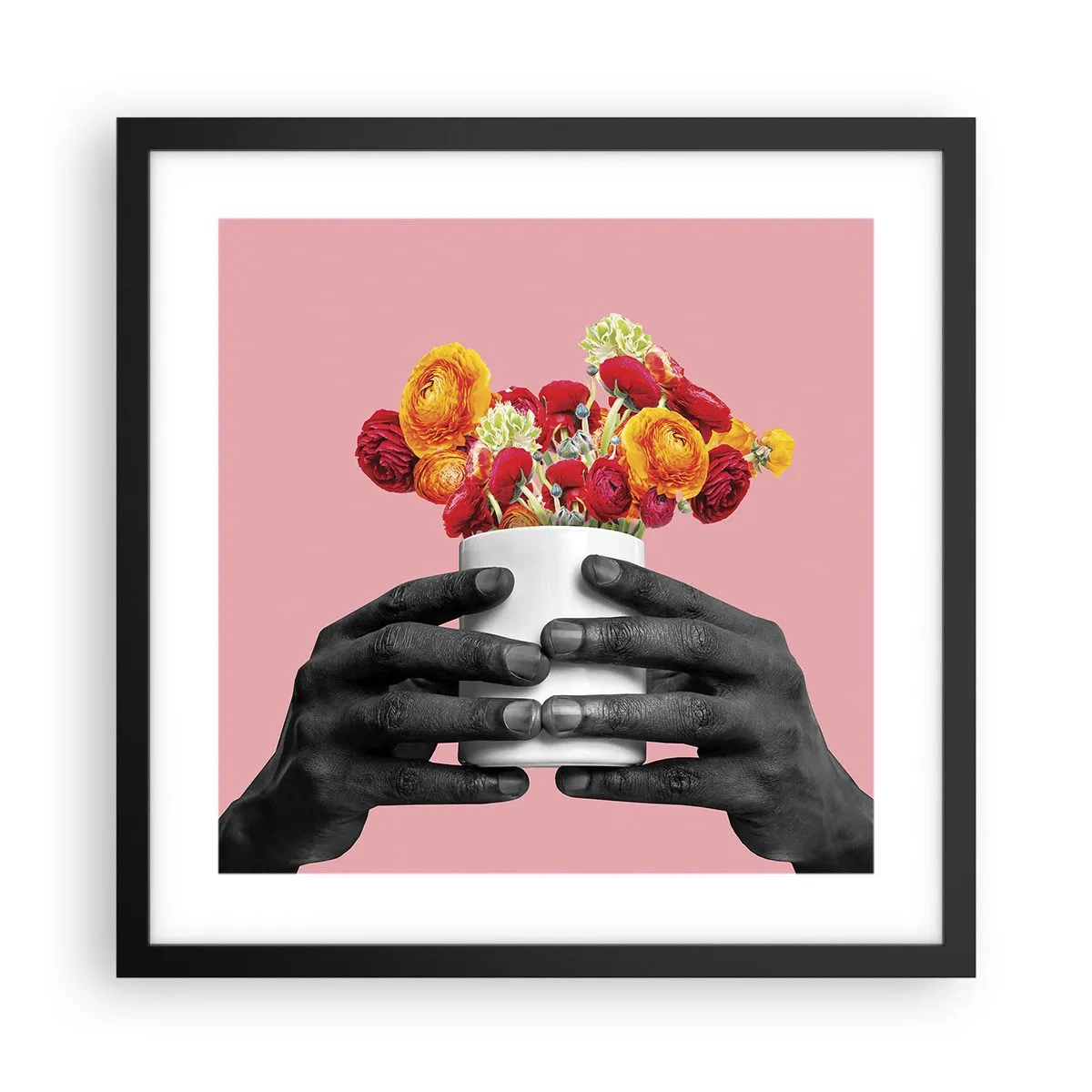 Plakát v černém rámu - Apoteóza života - 40x40 cm