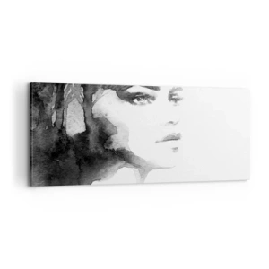 Obraz na plátně - Vytvořená z tajemství a mlhy - 100x40 cm