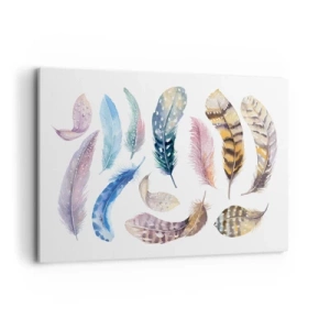 Obraz na plátně - Lehké, strakaté a vícebarevné - 120x80 cm