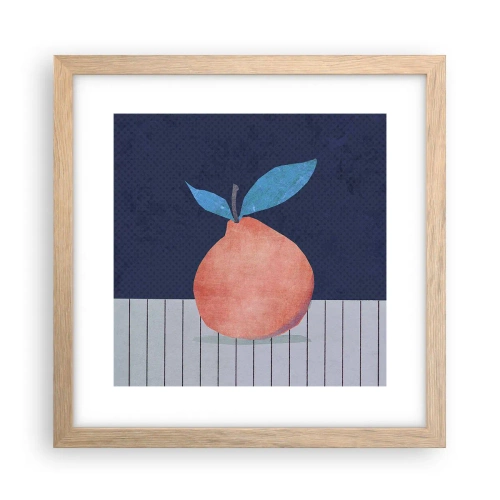 Plakát v rámu světlý dub - Konvexita a rovina - 30x30 cm