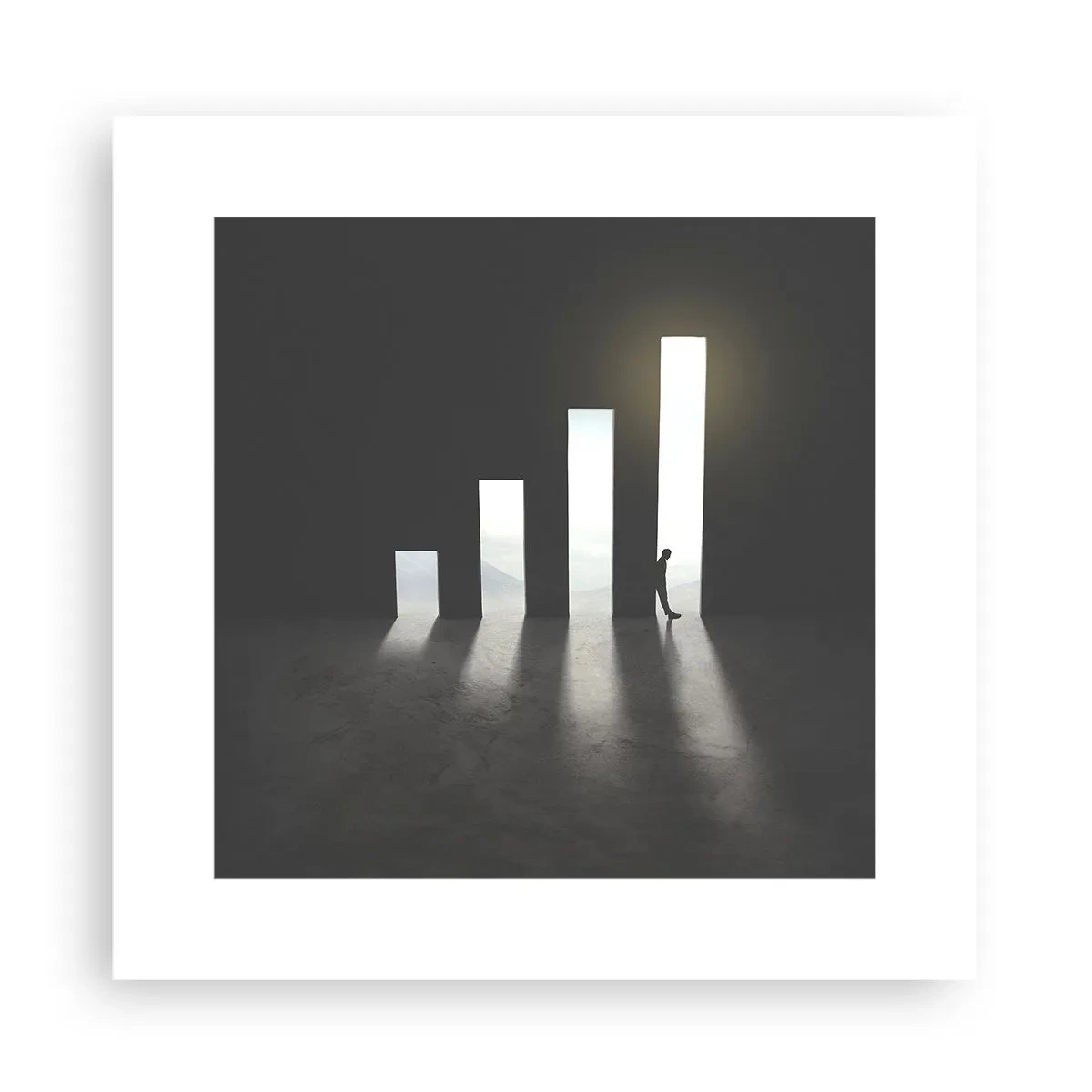 Plakát - Úspěch – imprese - 30x30 cm
