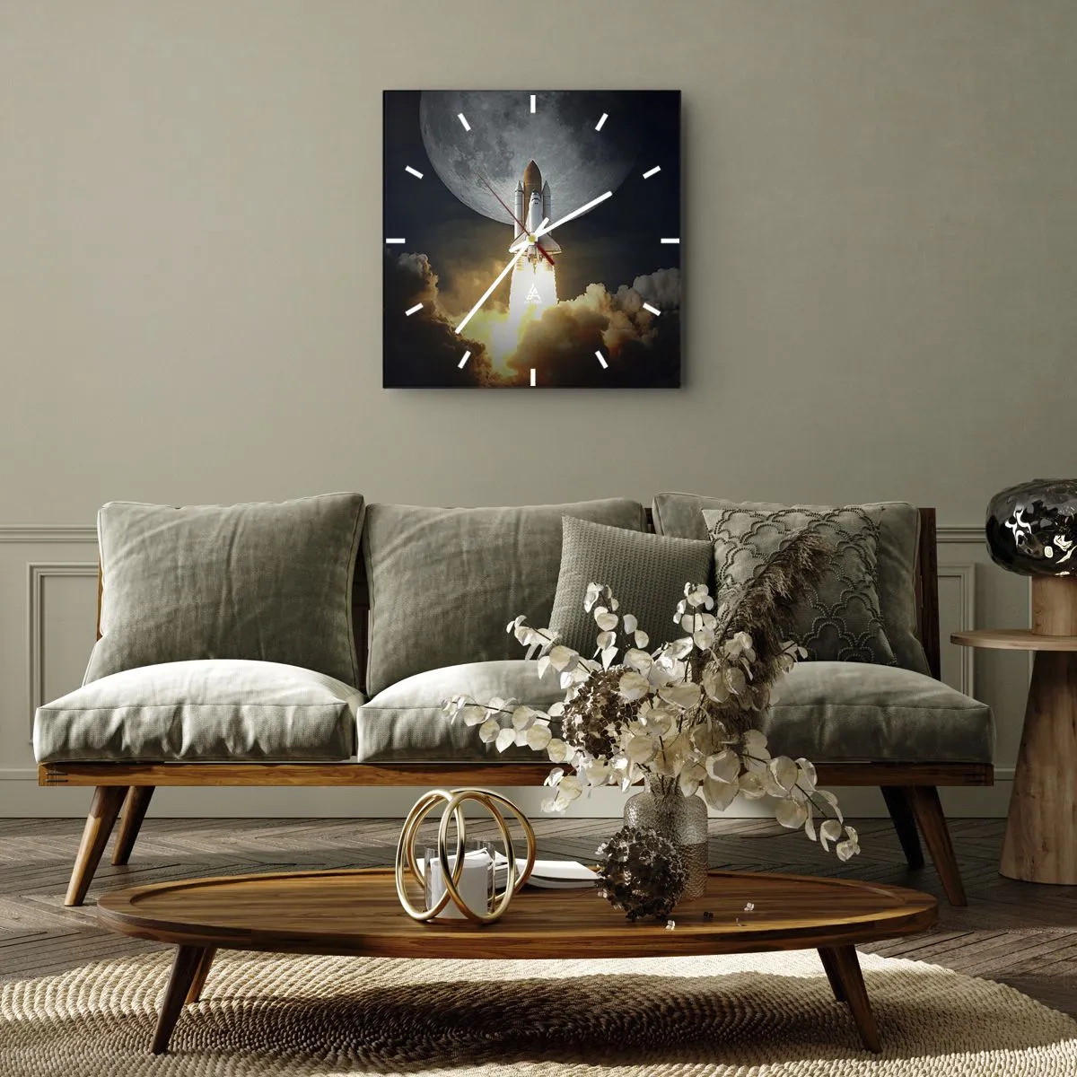 Nástěnné hodiny - Začátek nadpřirozeného dobrodružství - 40x40 cm