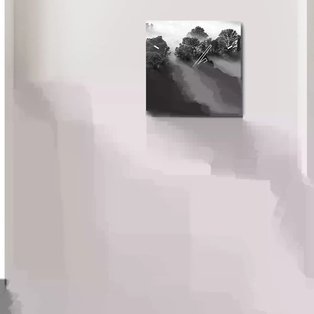 Nástěnné hodiny - Probouzení ze spánku - 40x40 cm