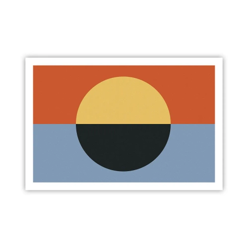 Plakát - Kompozice tepla a chladu - 91x61 cm